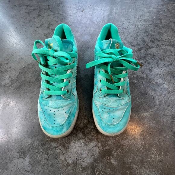 Adidas Rivalry Low x Ren Zhe Cloud Teal Aqua Suede Sneaker Men\'s Size 7 GV9857 main image 7